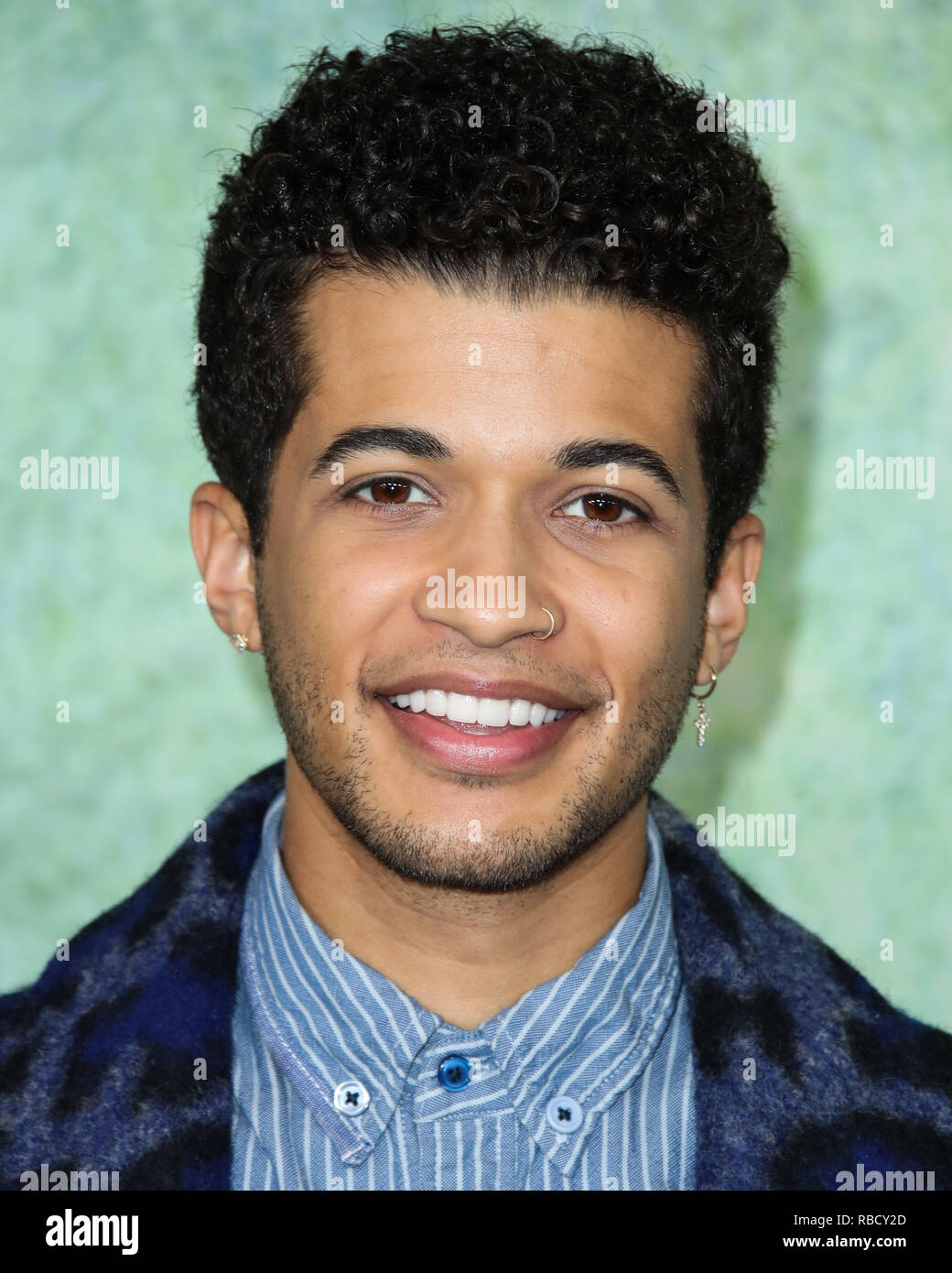 Los Angeles, USA. 8th January, 2019. Singer Jordan Fisher arrives at FOX's ' RENT' Press Junket held at the FOX Studio Lot on January 8, 2019 in Century  City, Los Angeles, California, United