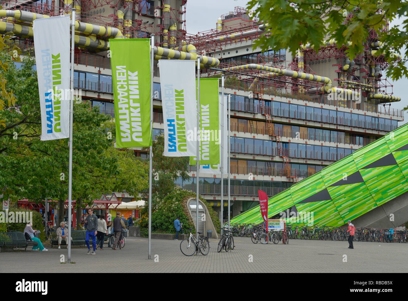 University clinic RWTH, Pauwelsstrasse, mountain Laurens, Aachen, North Rhine-Westphalia, Germany, Uniklinik RWTH, Laurensberg, Nordrhein-Westfalen, D Stock Photo