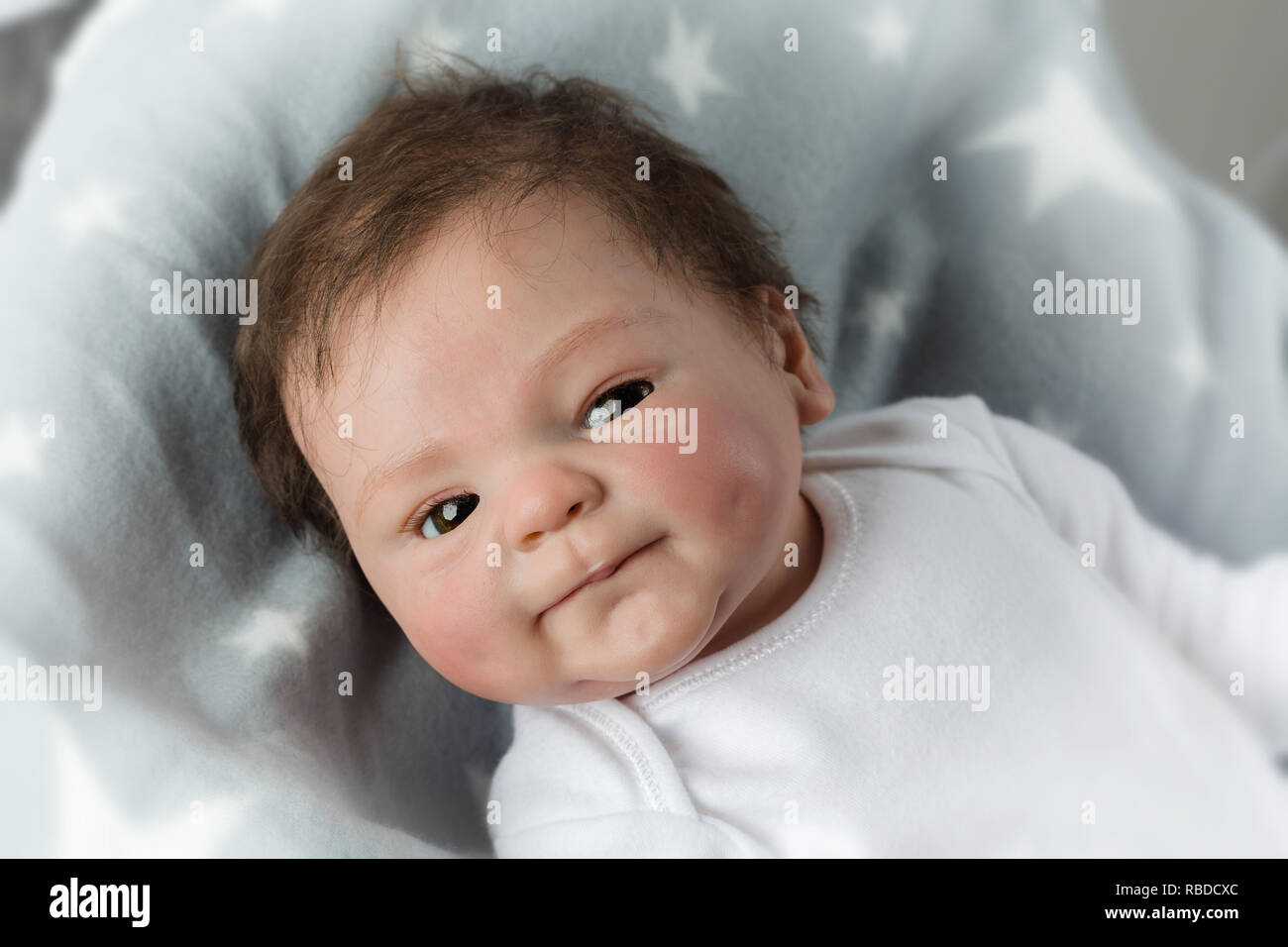 Reborn baby doll. Vinyl sculpt, Coco Malu by Eliza Marx. A reborn is an  anatomically correct doll, hand painted to give the appearence of a real  baby Stock Photo - Alamy