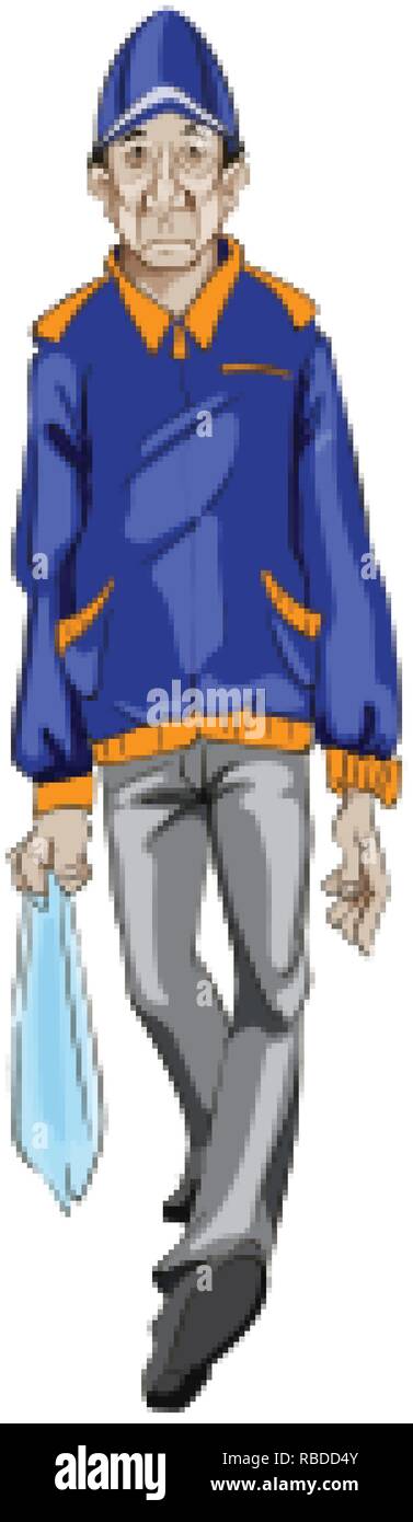 Man Walking Side View Jeans Stock Vector Images Alamy