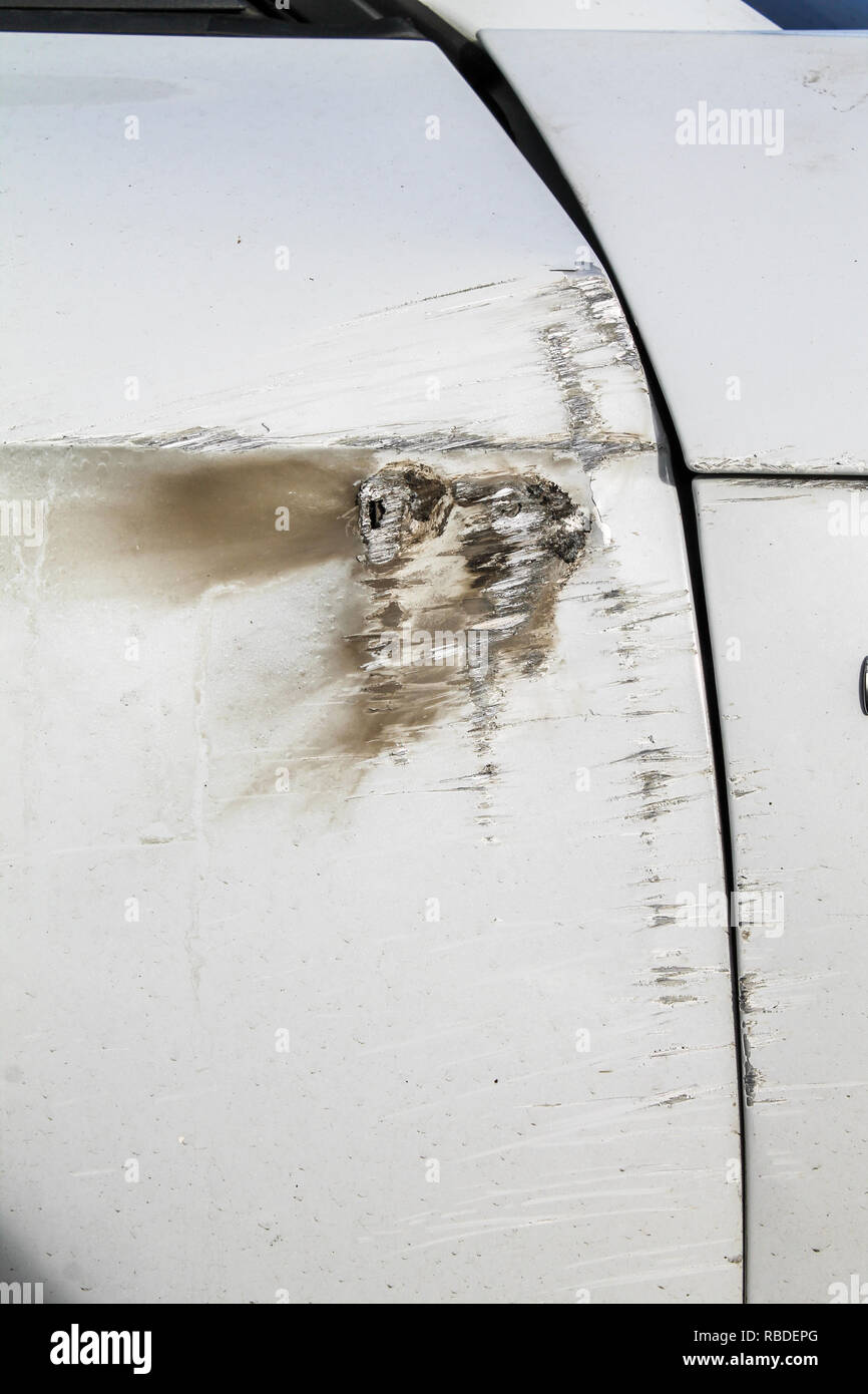 Car Crash; Smashed Windscreen / Roof Damage / Bodywork Damage / Wing