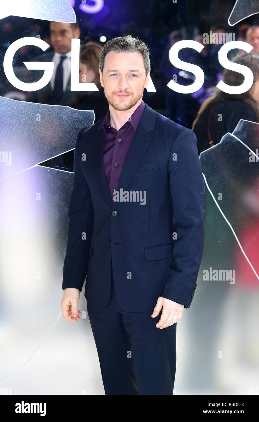 James McAvoy attending the Glass European Premiere held at the Curzon  Mayfair, London Stock Photo - Alamy