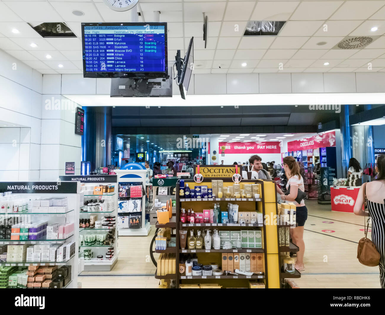 Hellenic duty free shops hi-res stock photography and images - Alamy