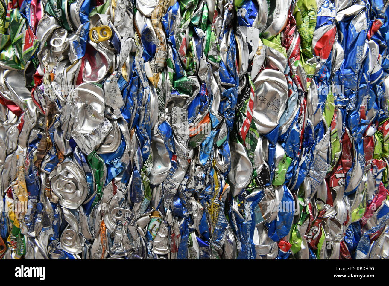 Crushed Aluminum Cans High Resolution Stock Photography and Images Alamy