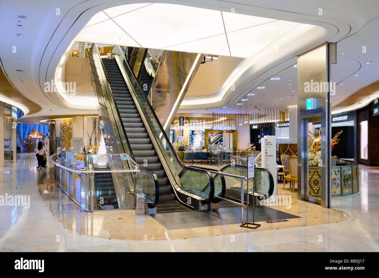 Lotte cinema and Louis Vuitton store Seoul South Korea Stock Photo - Alamy