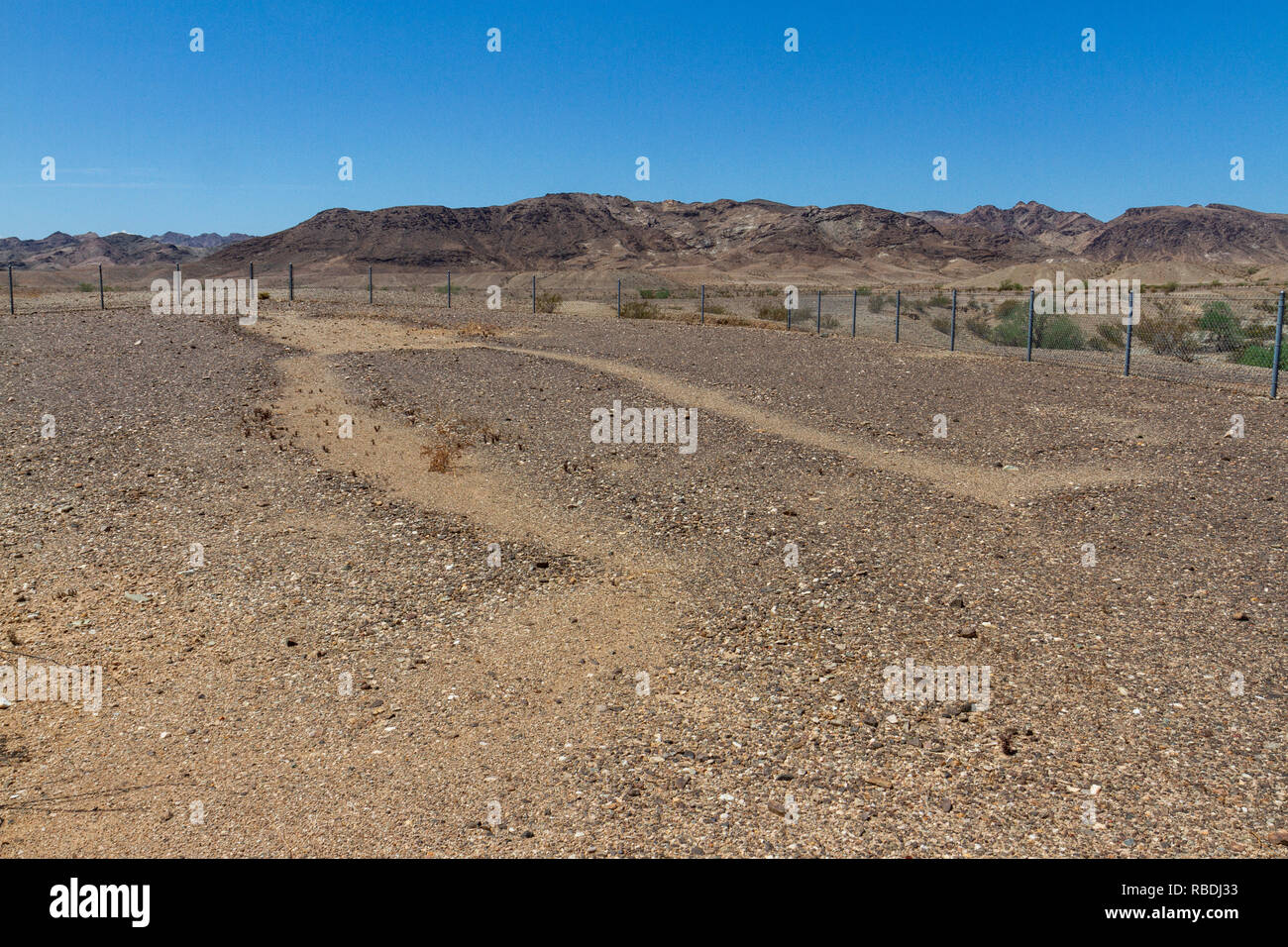 A human figure, part of the Blythe Intaglios, near Blythe, CA, USA