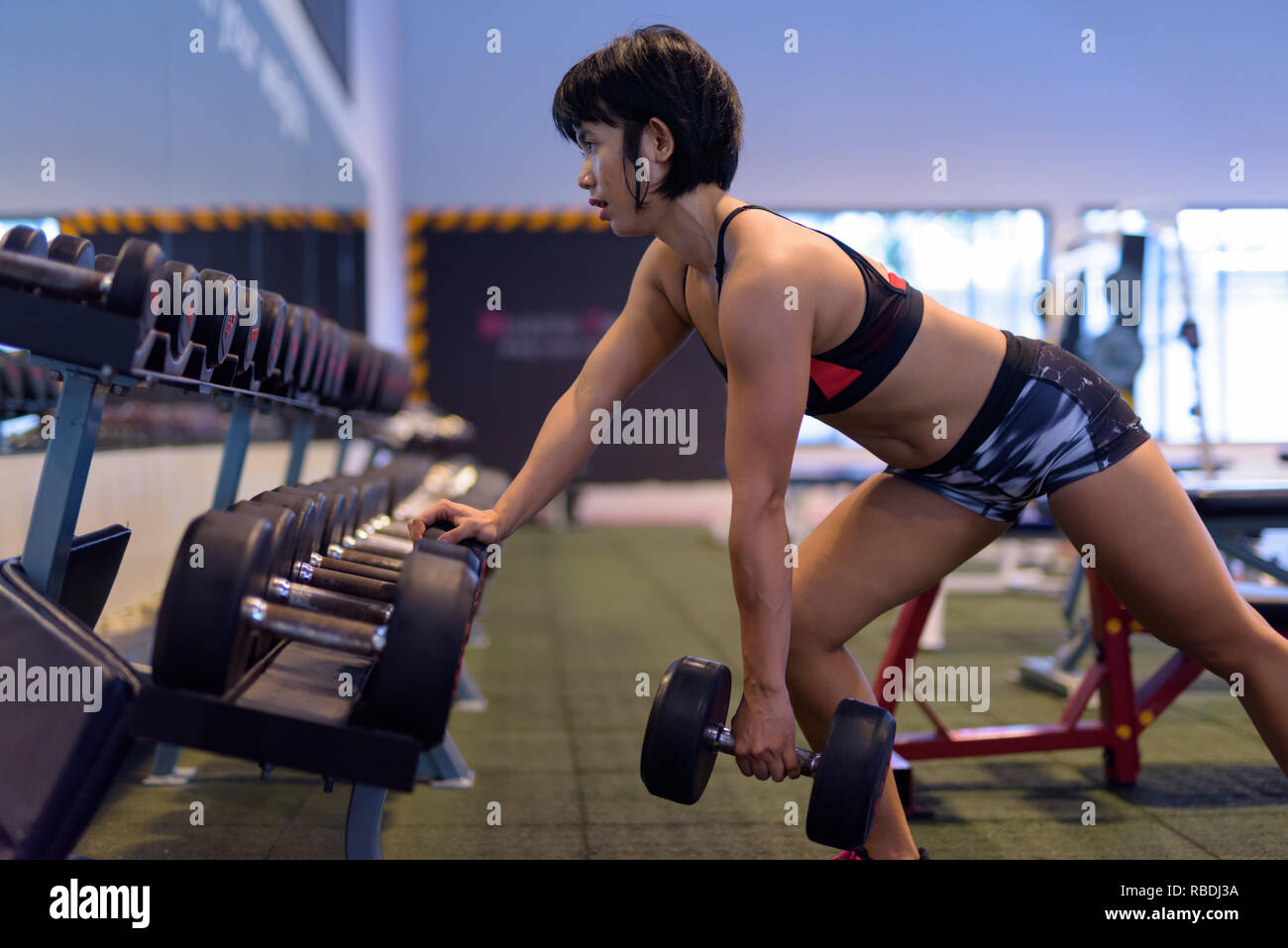 Dumbbell row workout sale