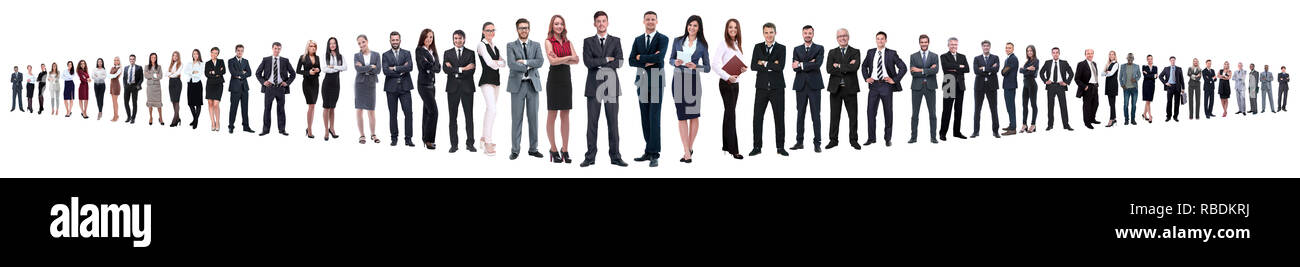 leader and professional business team standing together Stock Photo - Alamy