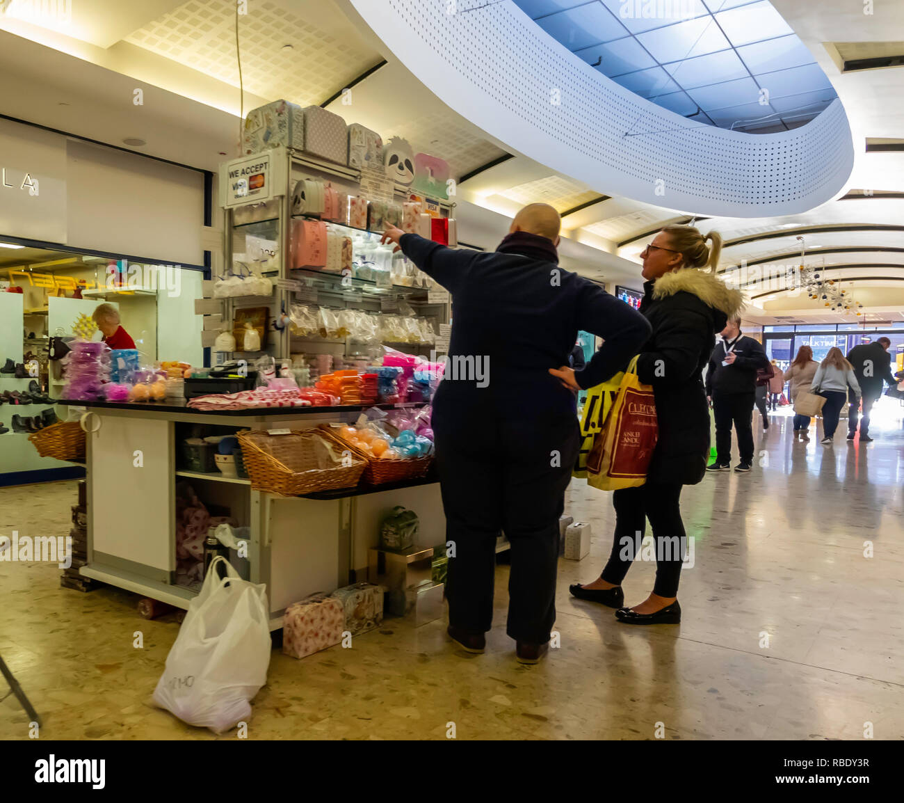 Hill street shopping centre middlesbrough hires stock photography and