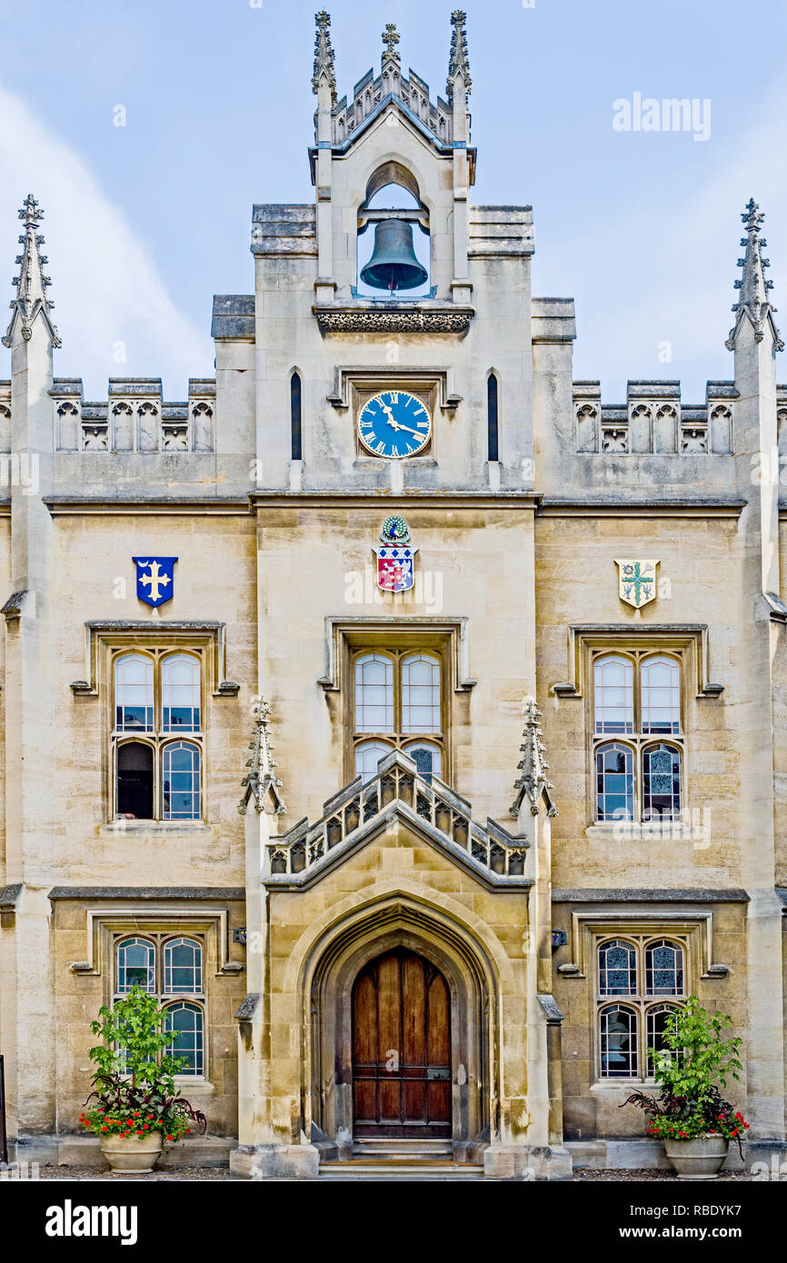 Sidney Sussex College Cambridge (Great Britain, England) Stock Photo