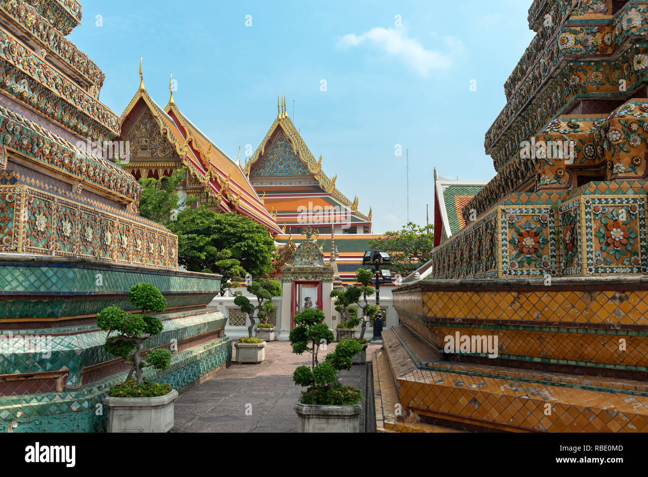Royal temple Bangkok Stock Photo - Alamy
