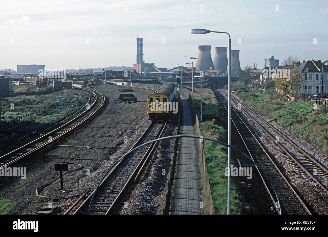Willesden Junction on the North London Line, London, 1980s Stock Photo