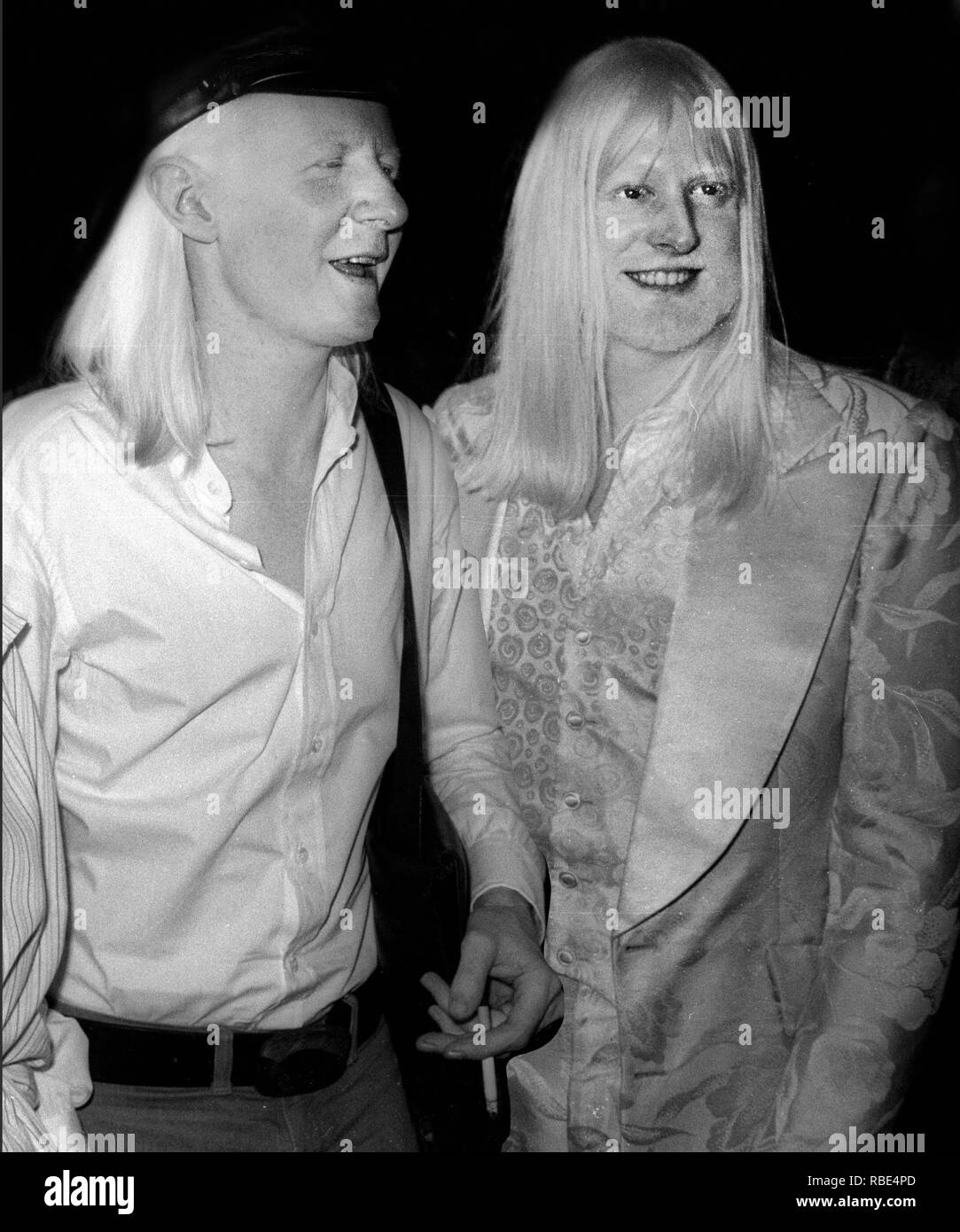 Johnny Winter and Edgar Winter Undated  Photo By Adam Scull/PHOTOlink /MediaPunch Stock Photo