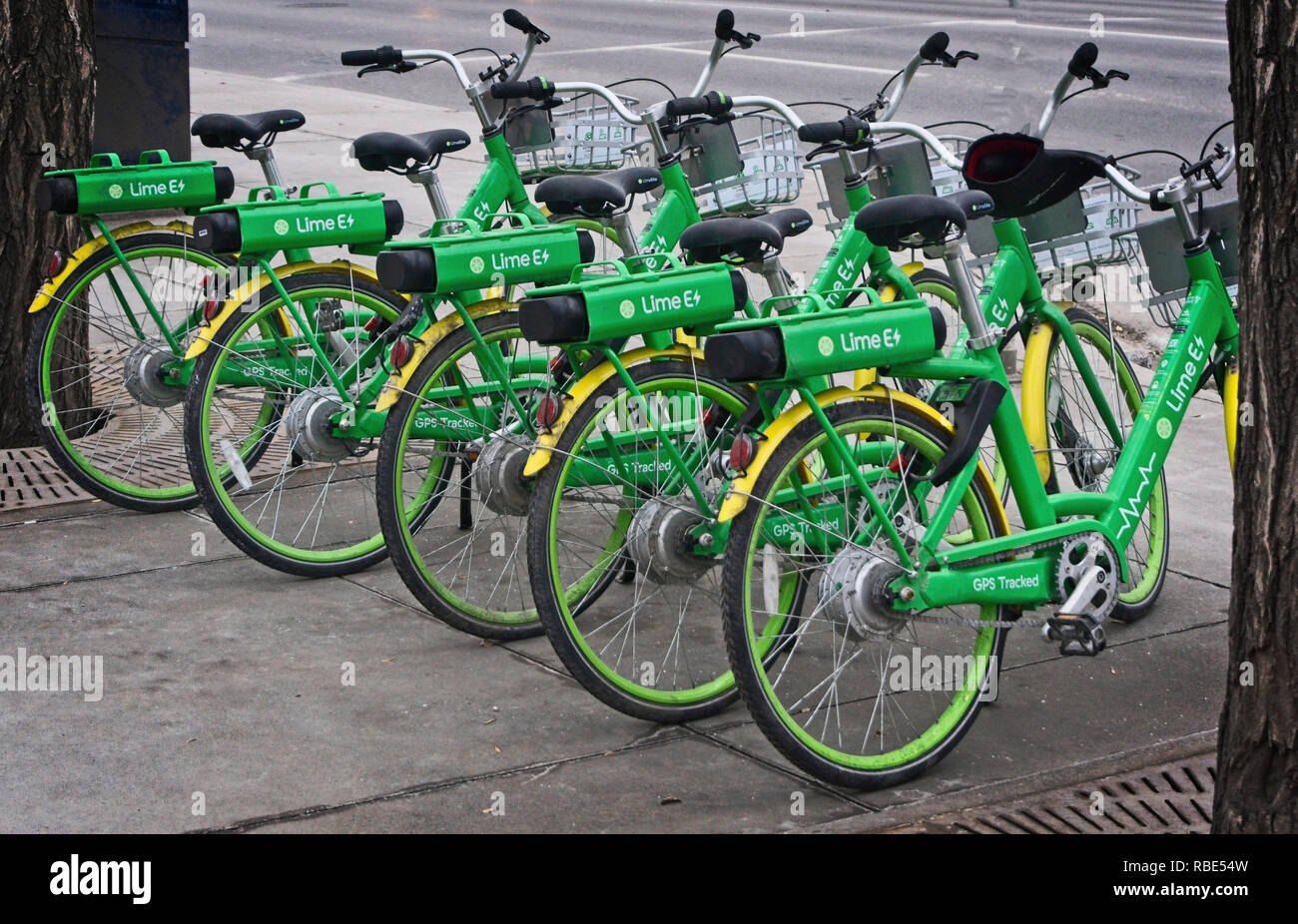 Lime bike hires stock photography and images Alamy