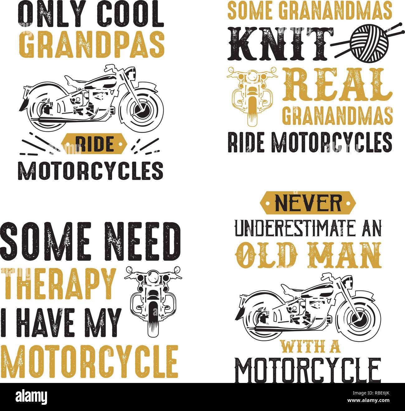 Motorcycle quote and saying. Set of motorcycle quote Stock Vector Image