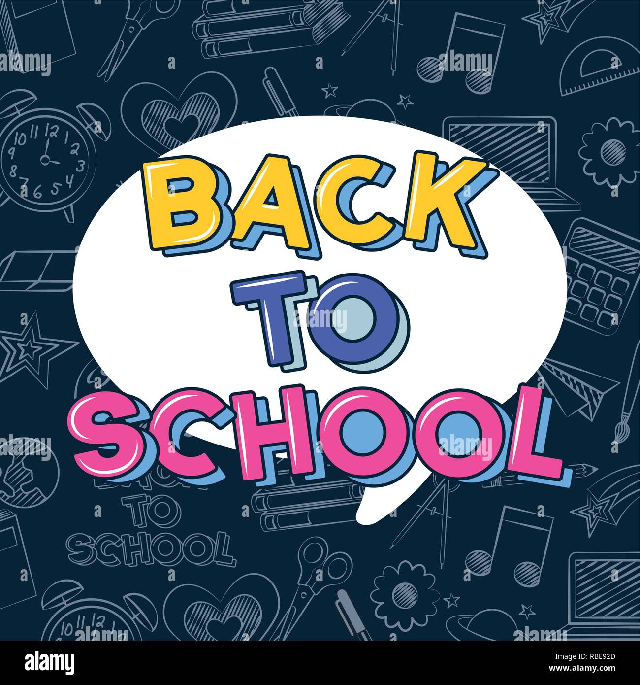 back to school Stock Vector Image & Art - Alamy