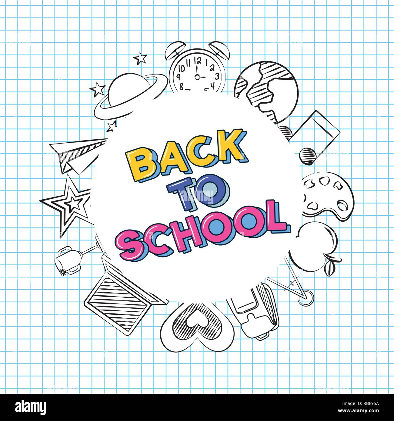 back to school Stock Vector Image & Art - Alamy