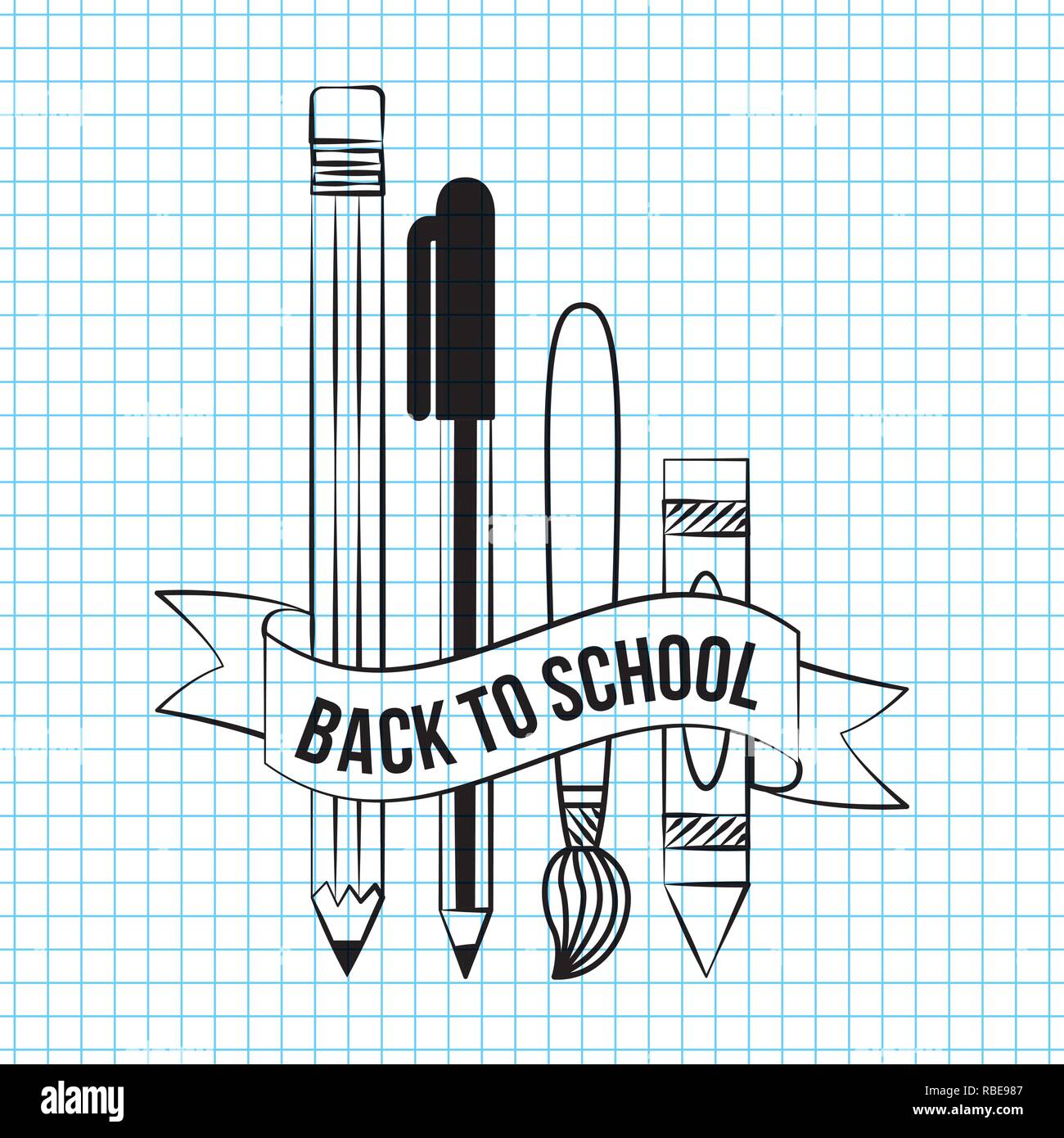 back to school Stock Vector Image & Art - Alamy