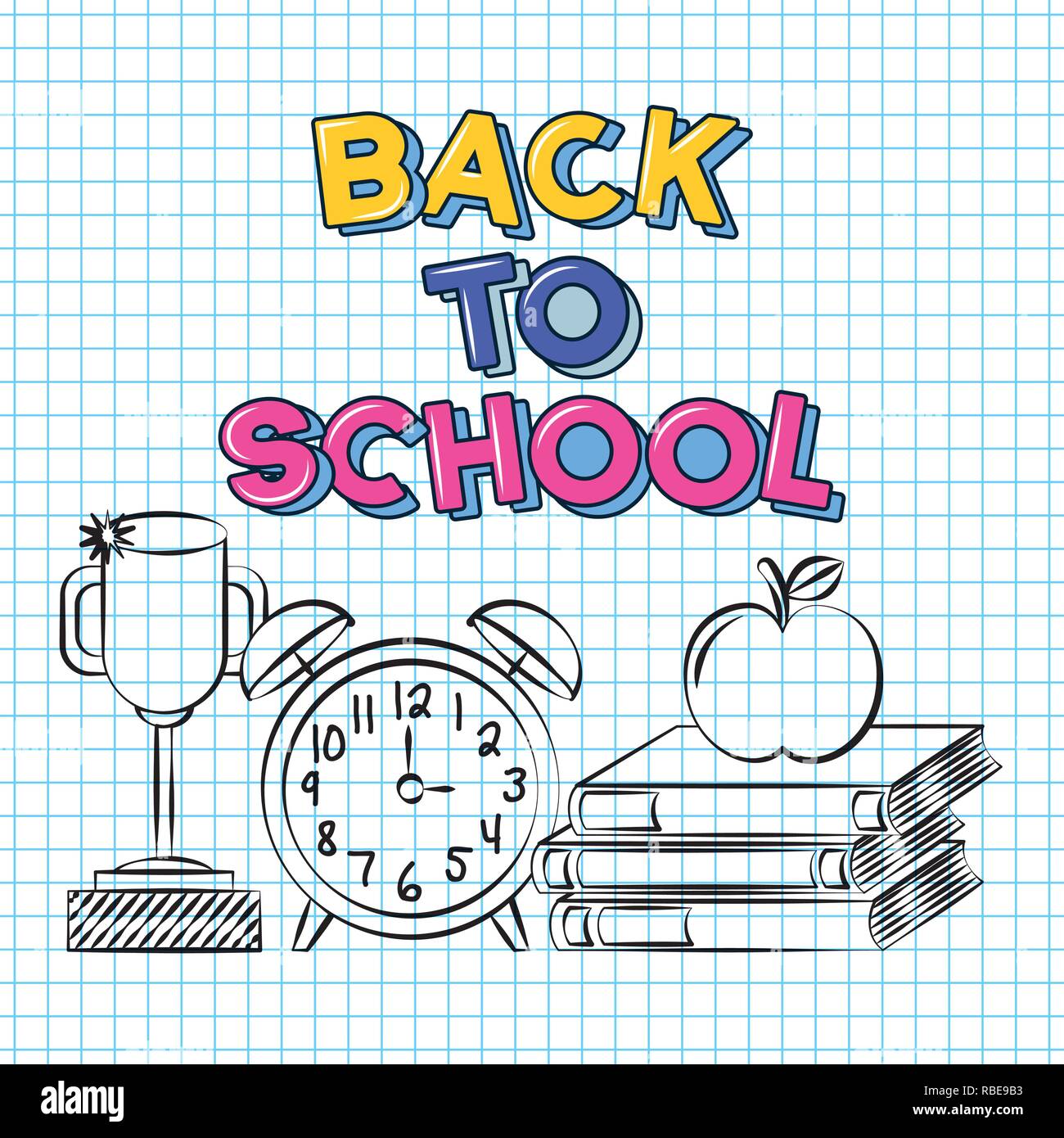 back to school Stock Vector Image & Art - Alamy