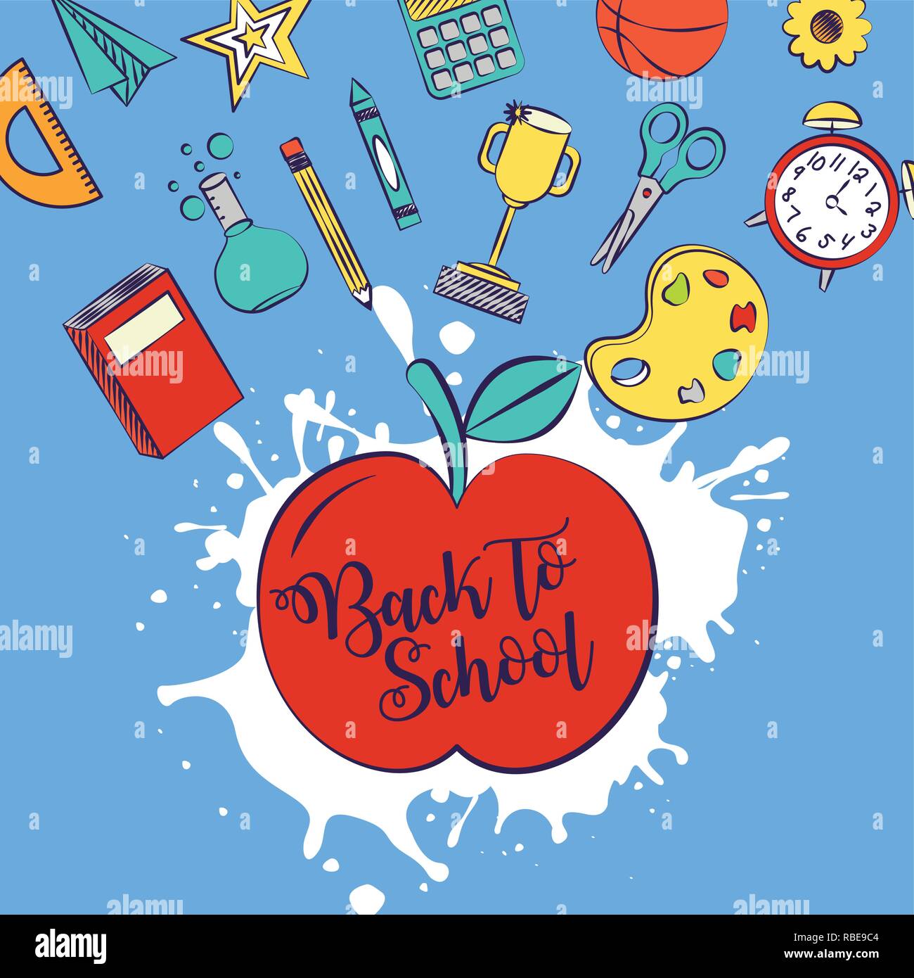 back to school Stock Vector Image & Art - Alamy