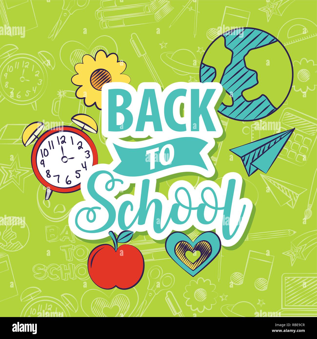 back to school Stock Vector Image & Art - Alamy