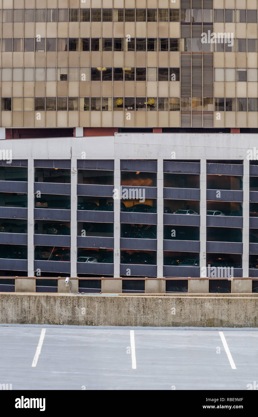 Commercial buildings in downtown Clayton Stock Photo Alamy
