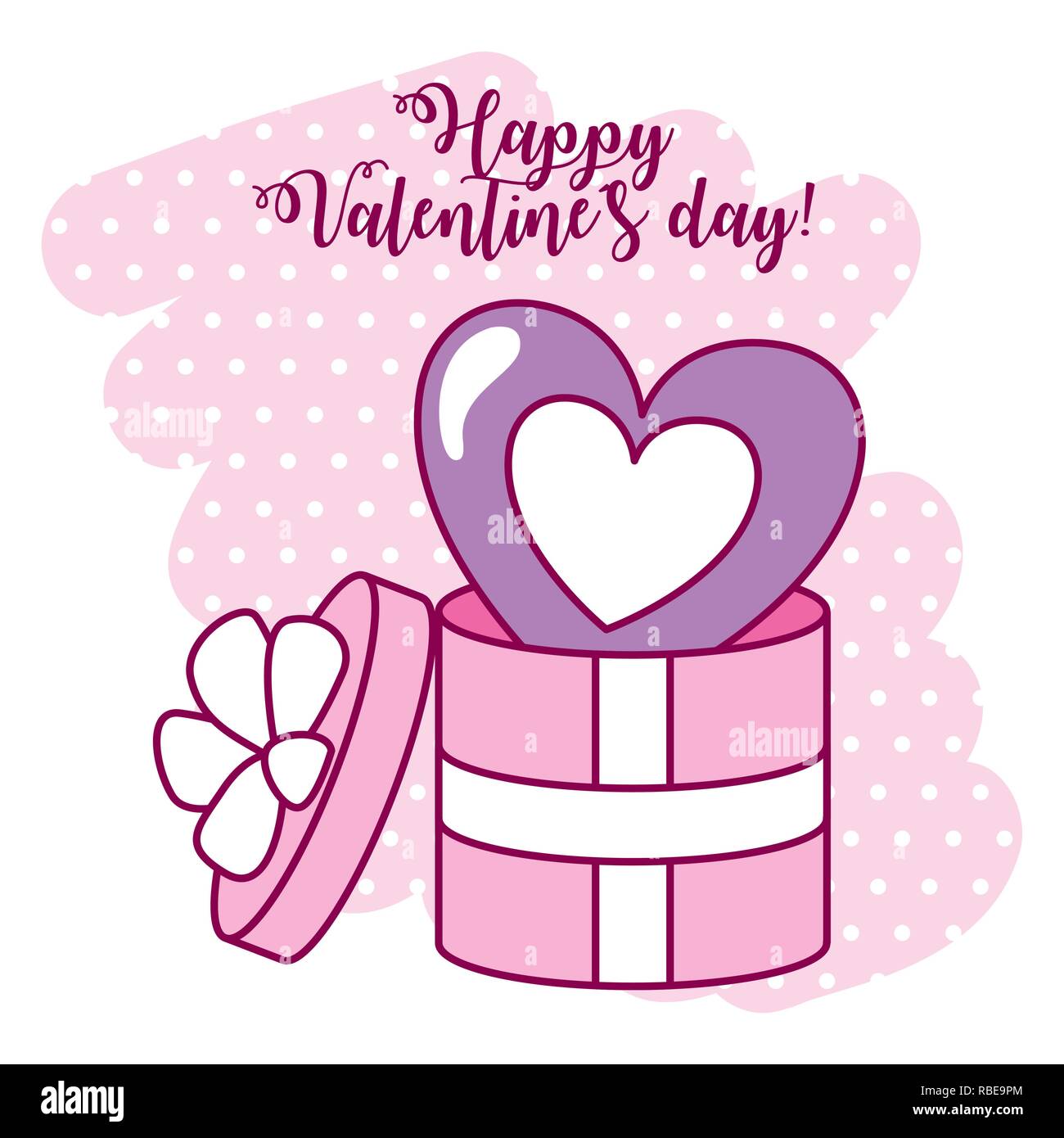 valentine day card Stock Vector Image & Art - Alamy