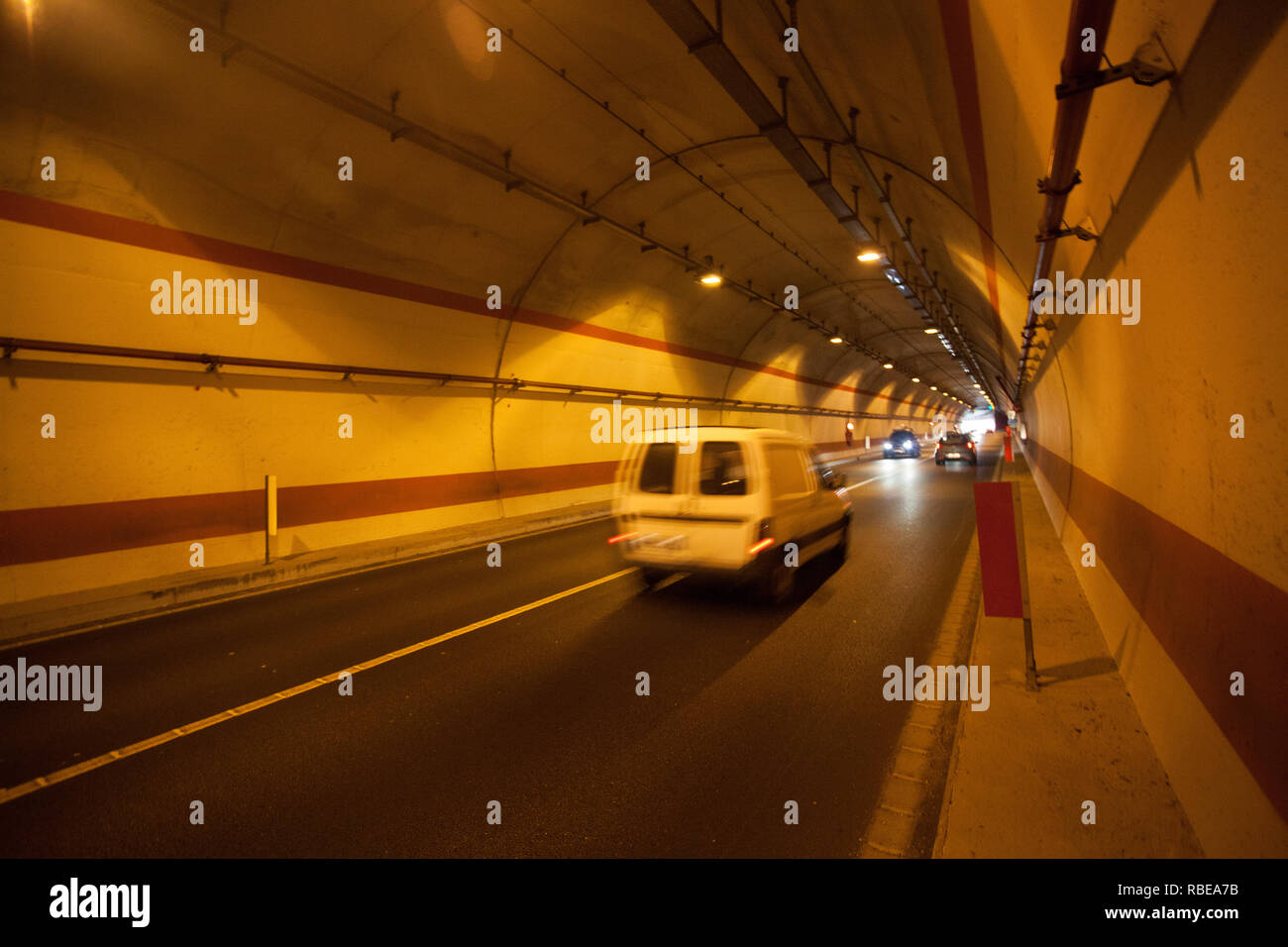 July 8, 2013. Italy is expensive and a tunnel along Lake Lago di Garda