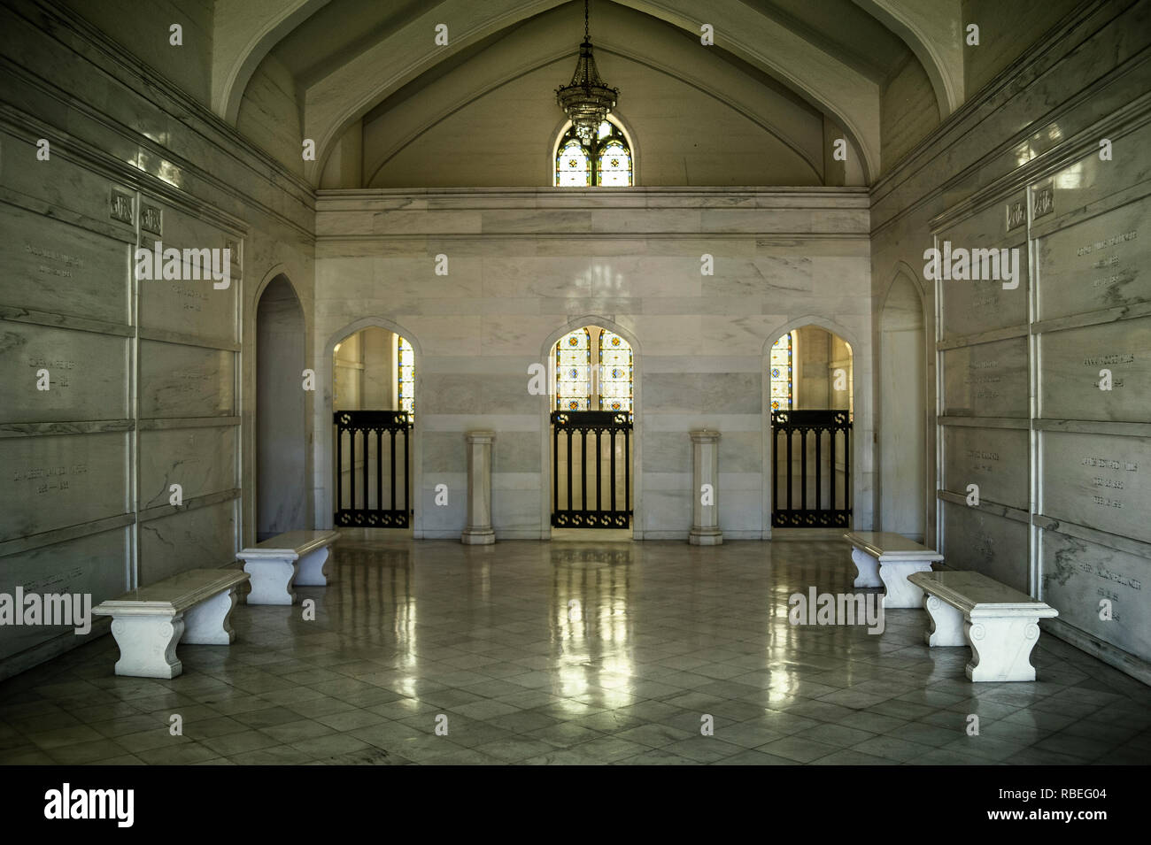 Wall crypt in a cemetery, Miami, Florida Stock Photo Alamy
