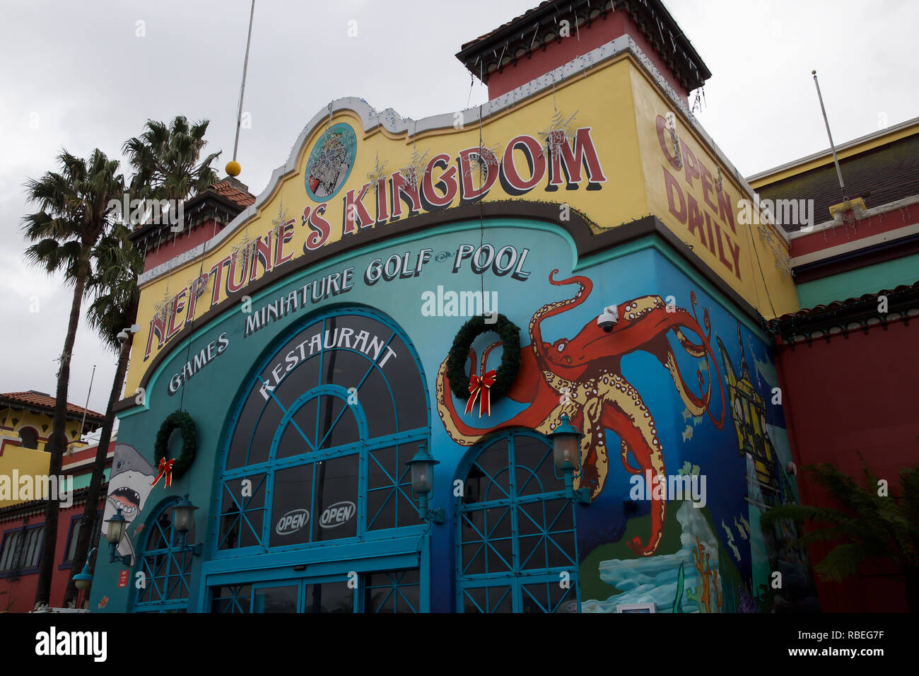 Neptune s Kingdom Along the Boardwalk in Santa Cruz California