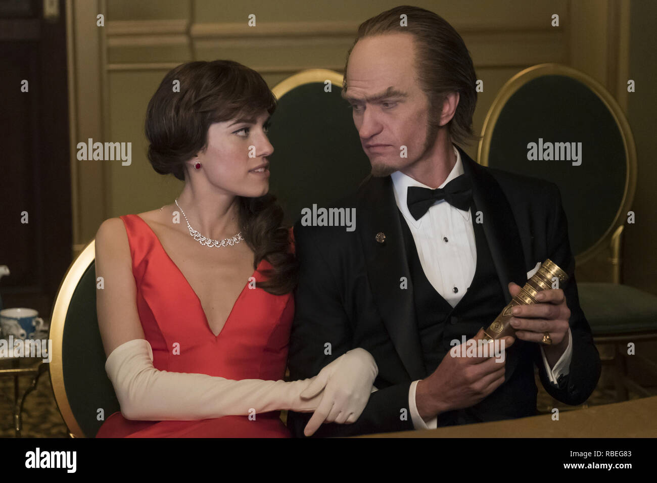Allison Williams, Neil Patrick Harris, 'A Series Of Unfortunate Events' Season 3 (2018) Credit: Netflix / The Hollywood Archive Stock Photo