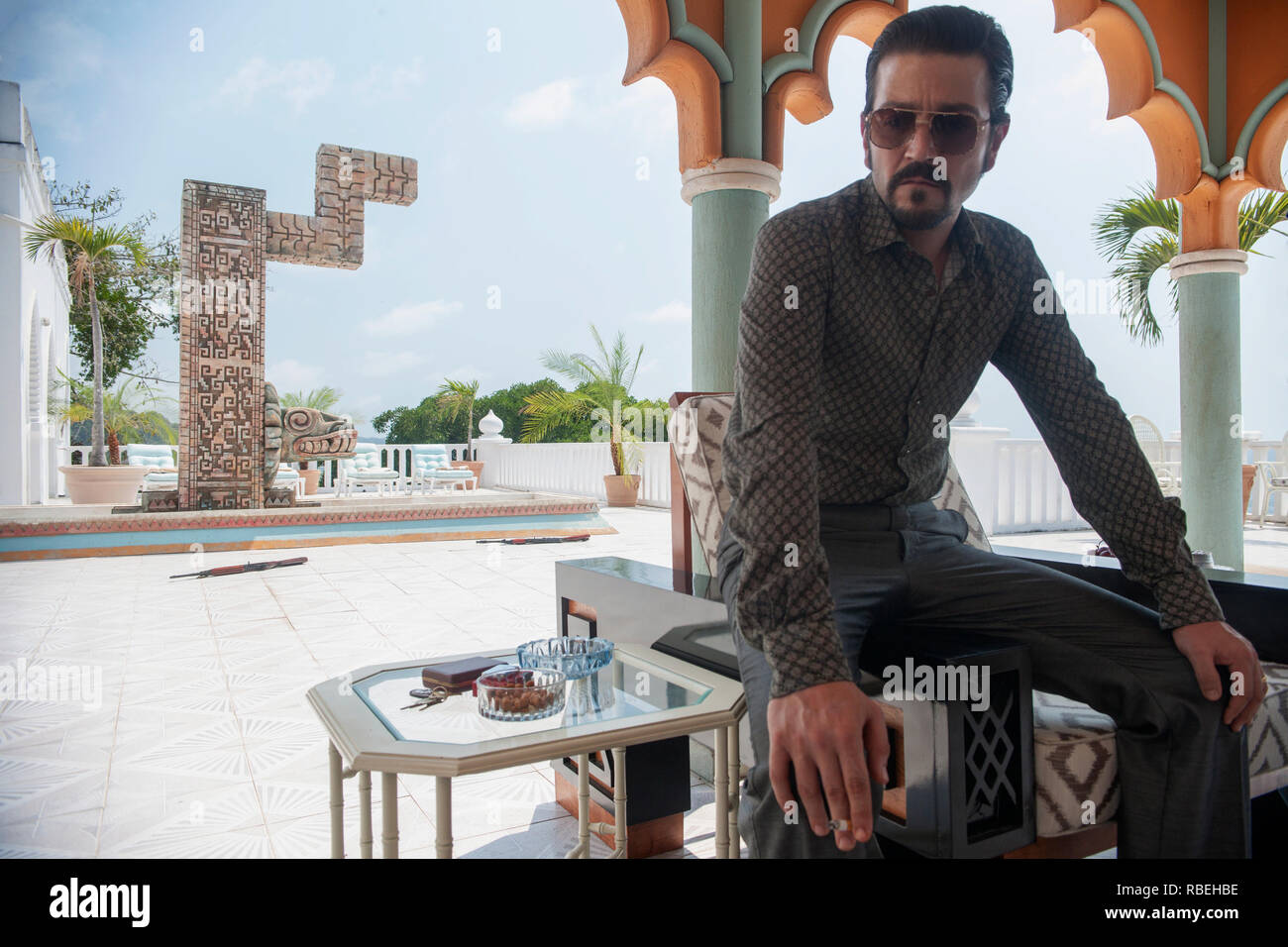 Diego Luna, 'Narcos: Mexico' Season 1 (2018)  Credit: Netflix / The Hollywood Archive Stock Photo