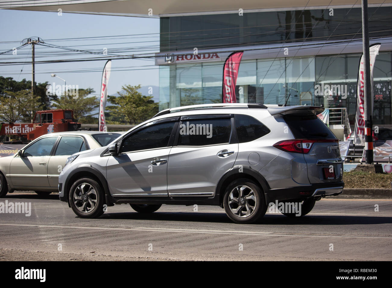 Chiangmai Thailand December 27 18 Private Car Honda Brv City Suv Car On Road No 1001 8 Km From Chiangmai City Stock Photo Alamy