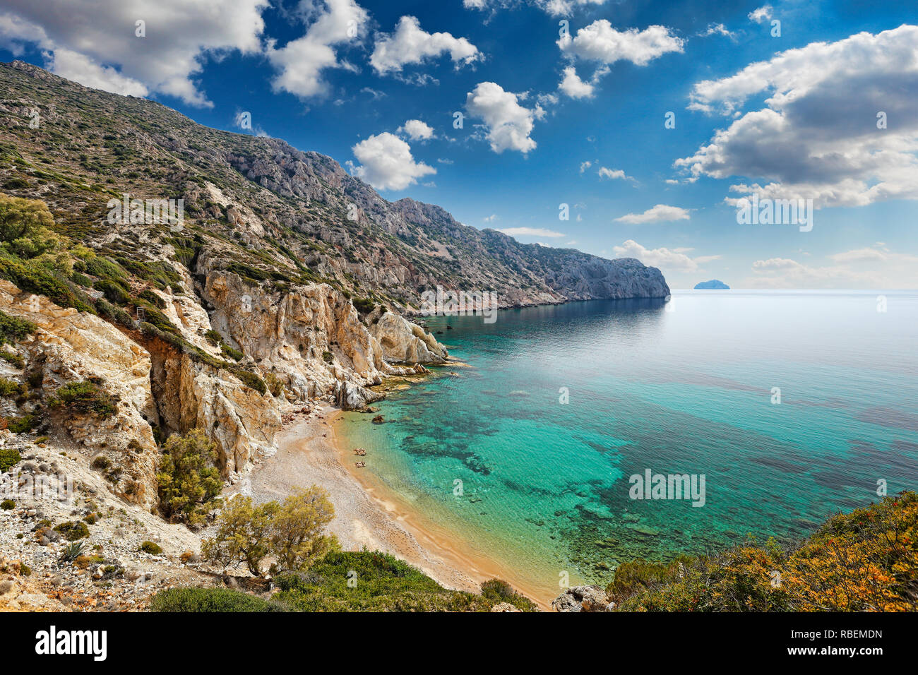 the-beach-vroulidia-in-chios-island-greece-stock-photo-alamy