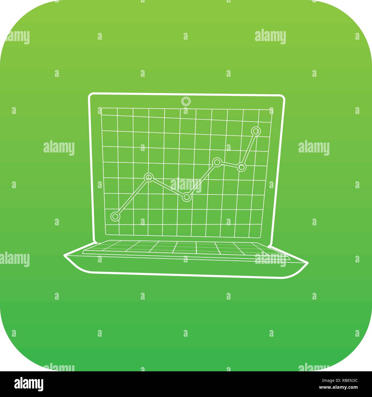 Graphic icon green vector Stock Vector Image & Art - Alamy