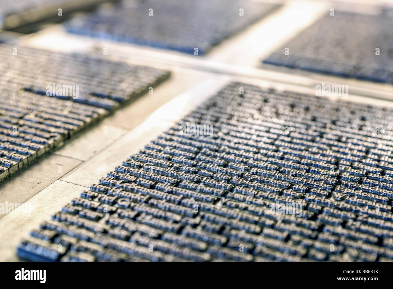 letterpress, printing plates Stock Photo Alamy