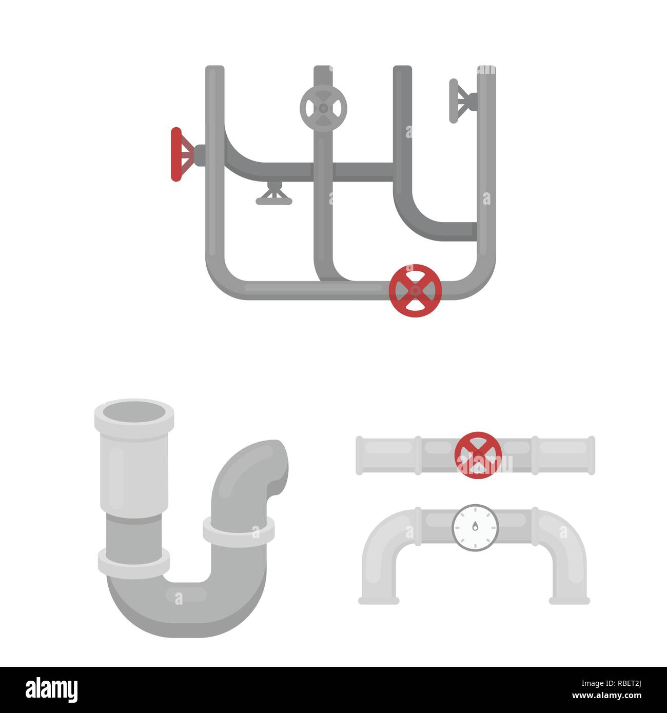 valve,drain,oil,pipe ,plumbing,water,metal,pipeline,connection,steel,bathroom,sewer,industrial,set,vector,icon,illustration,isolated,collection,design,element, graphic,sign,cartoon,color, Vector Vectors Stock Vector Image & Art - Alamy