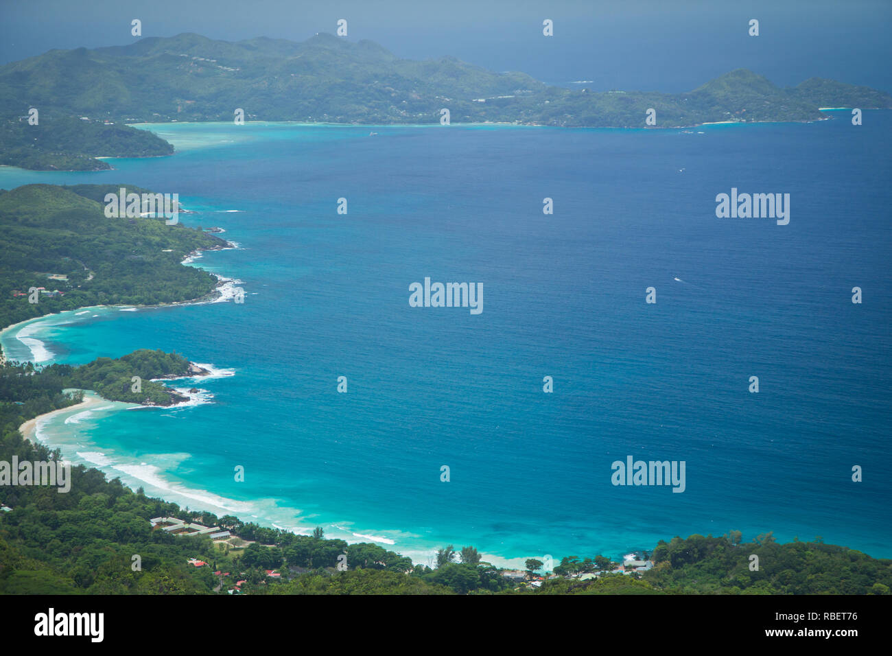Morne Blanc, with its shear cliff face, is the most iconic mountain on