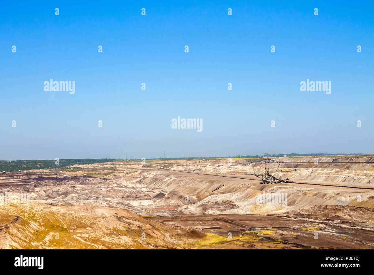 lignite, power plant, lippendorf, Stock Photo
