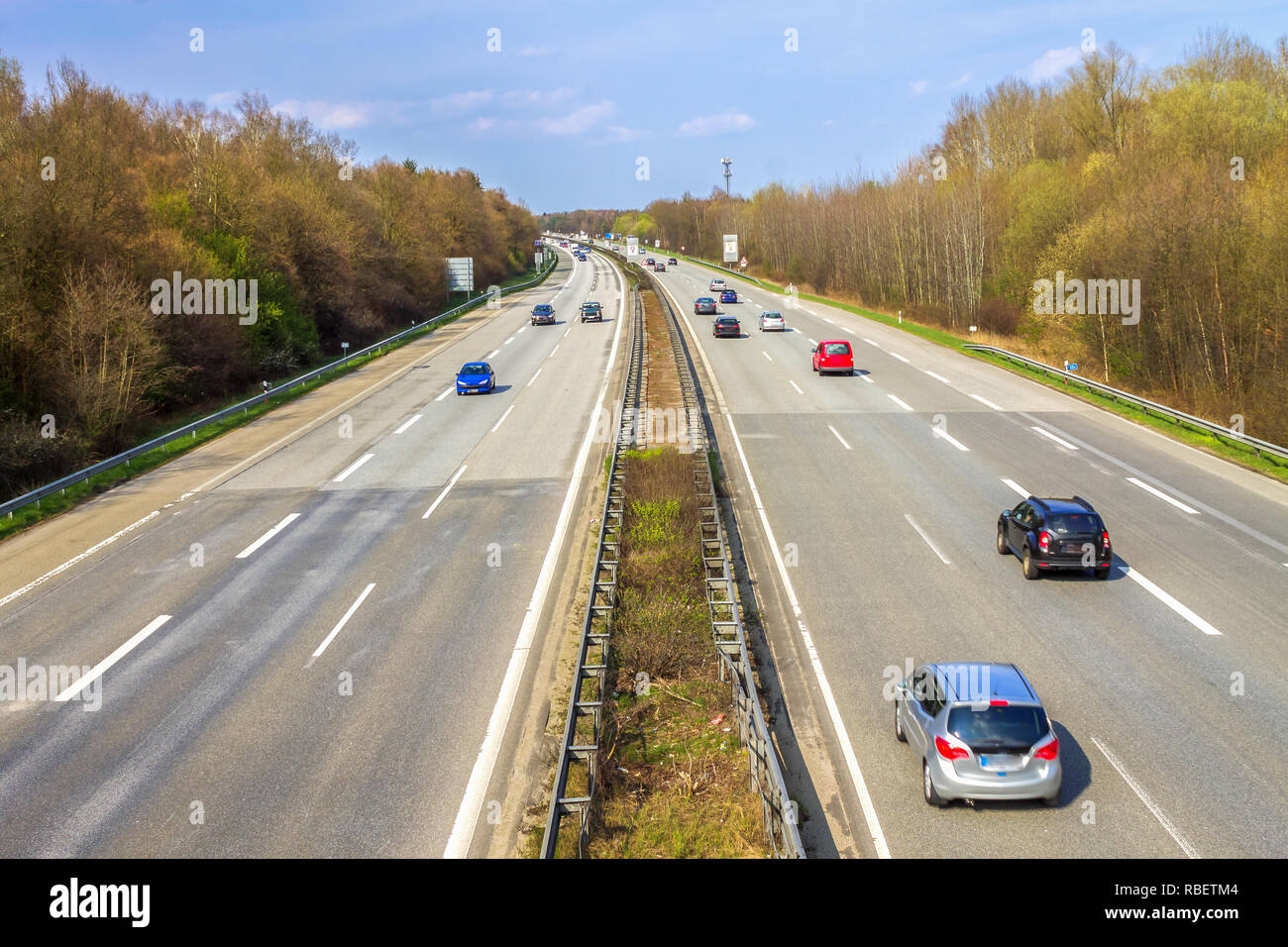 Highway, Autobahn Stock Photo