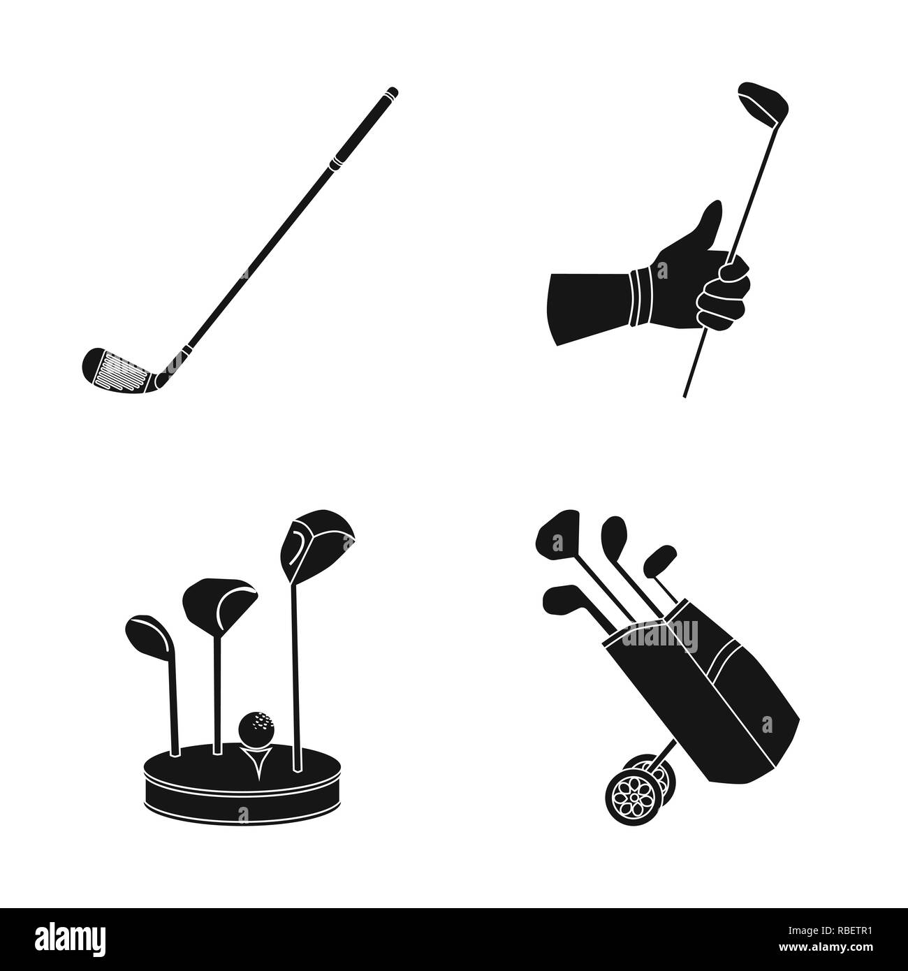 Hockey putter Stock Vector Images - Alamy
