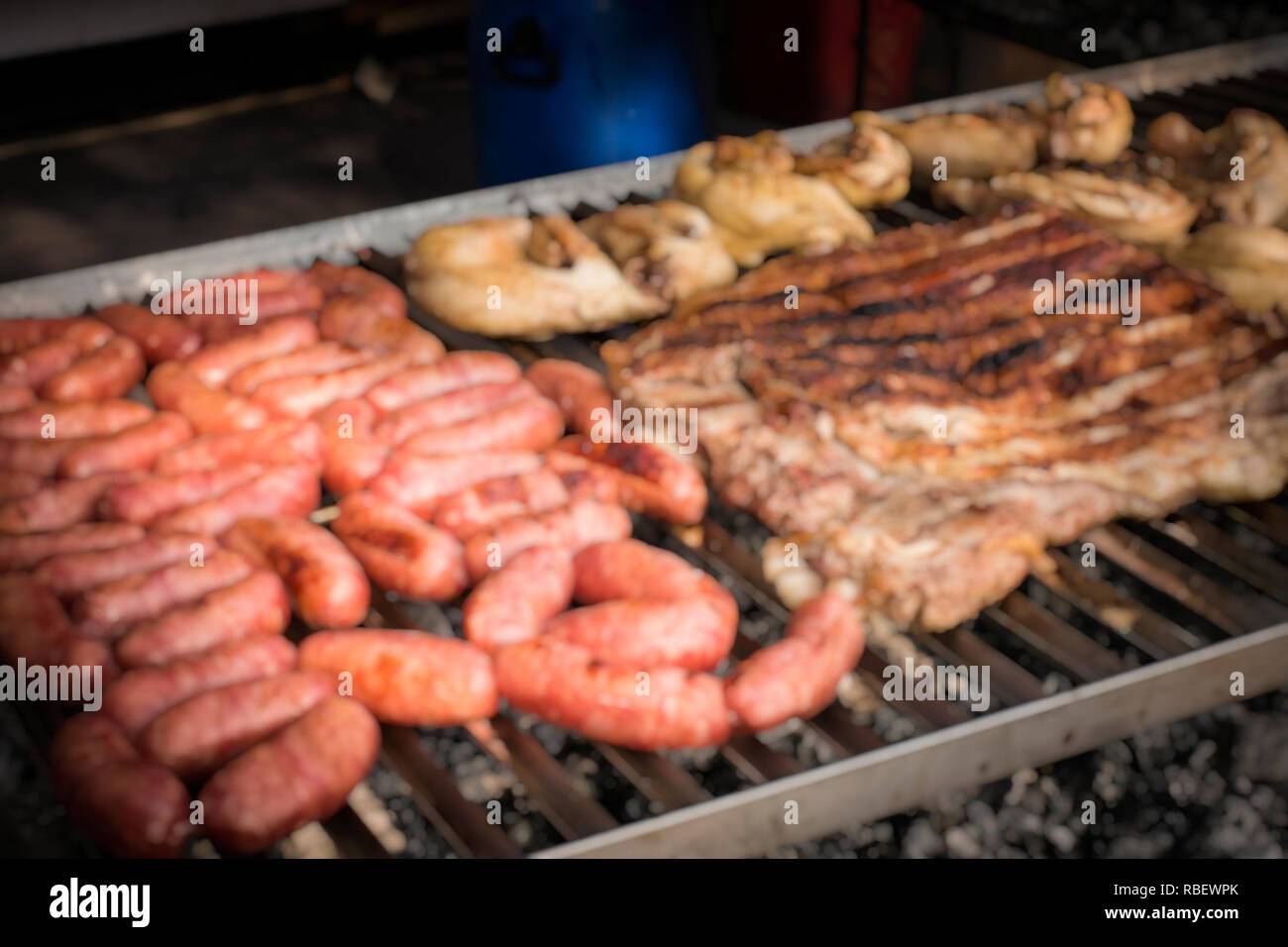 Bbq street food hi-res stock photography and images - Alamy