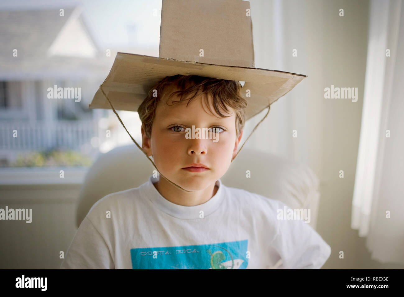 Boy wears cap hi-res stock photography and images - Alamy