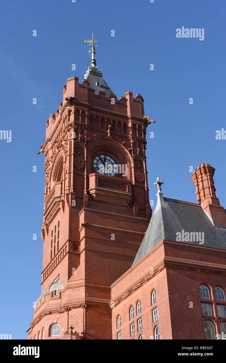 Pier Head Building in Cardiff Bay number Stock Photo