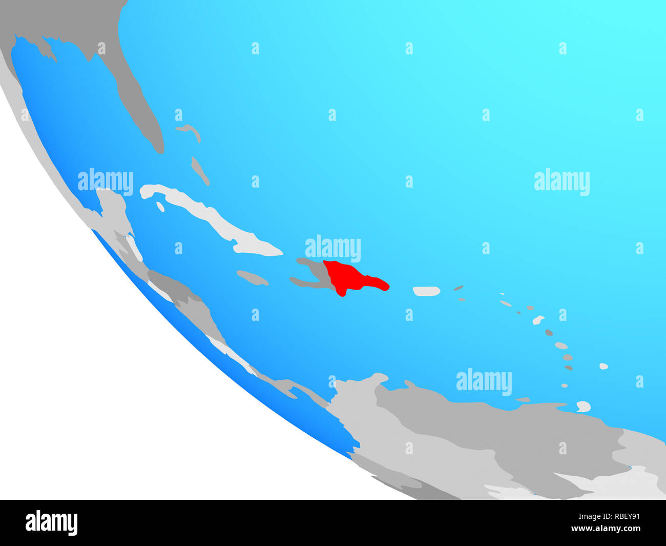 Dominican republic simple map hi-res stock photography and images - Alamy