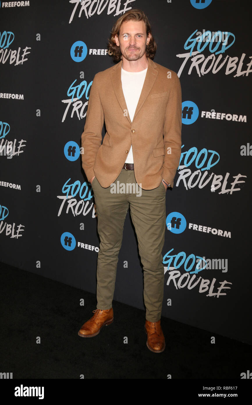 Los Angeles, CA, USA. 8th Jan, 2019. LOS ANGELES - JAN 8: Josh Pence at the ''Good Trouble'' Premiere Screening at the Palace Theater on January 8, 2019 in Los Angeles, CA Credit: Kay Blake/ZUMA Wire/Alamy Live News Stock Photo