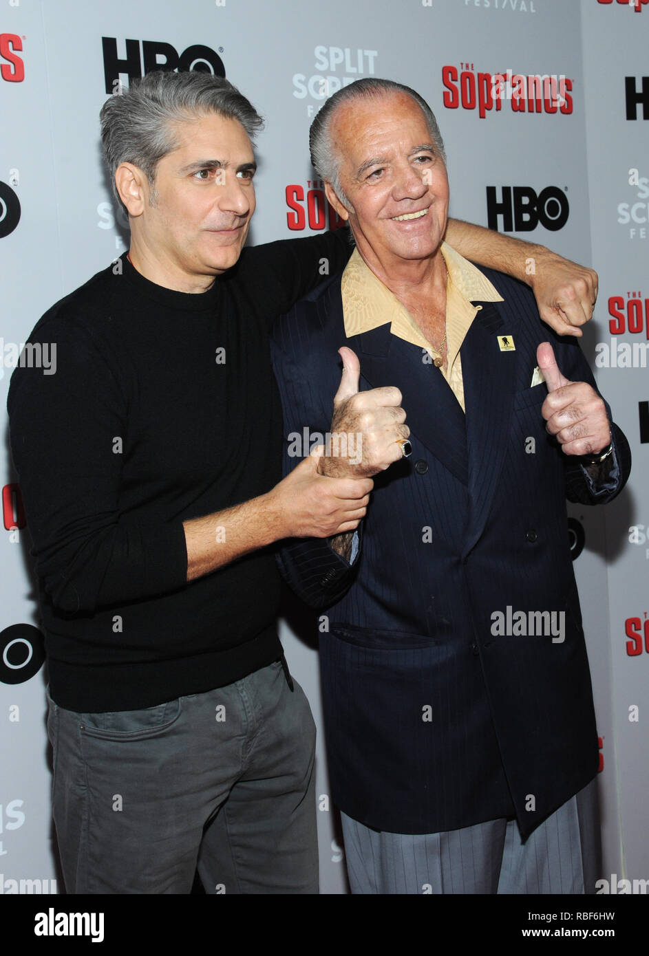 New York, NY, USA. 9th Jan, 2019. Michael Imperioli And Tony Sirico At ...