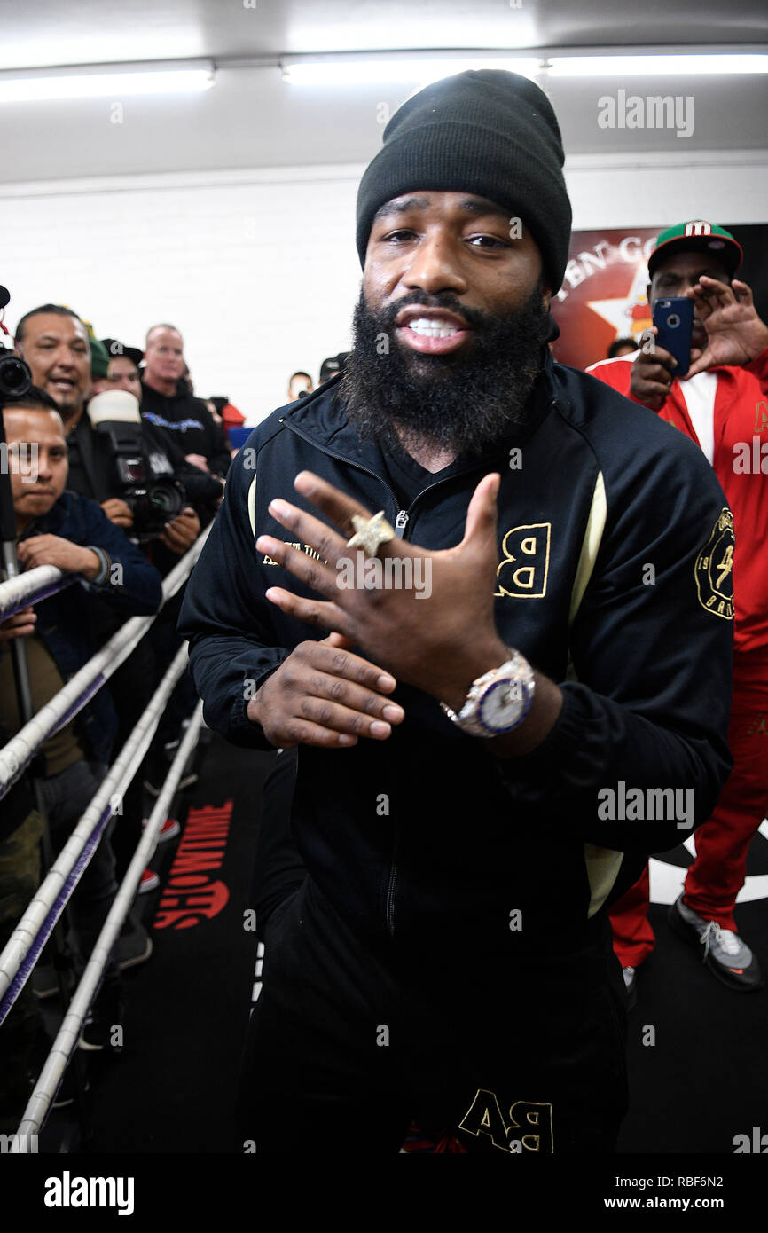 Van Nuys, Ca. 9th Jan, 2019. Adrien Broner at the Manny Pacquiao and