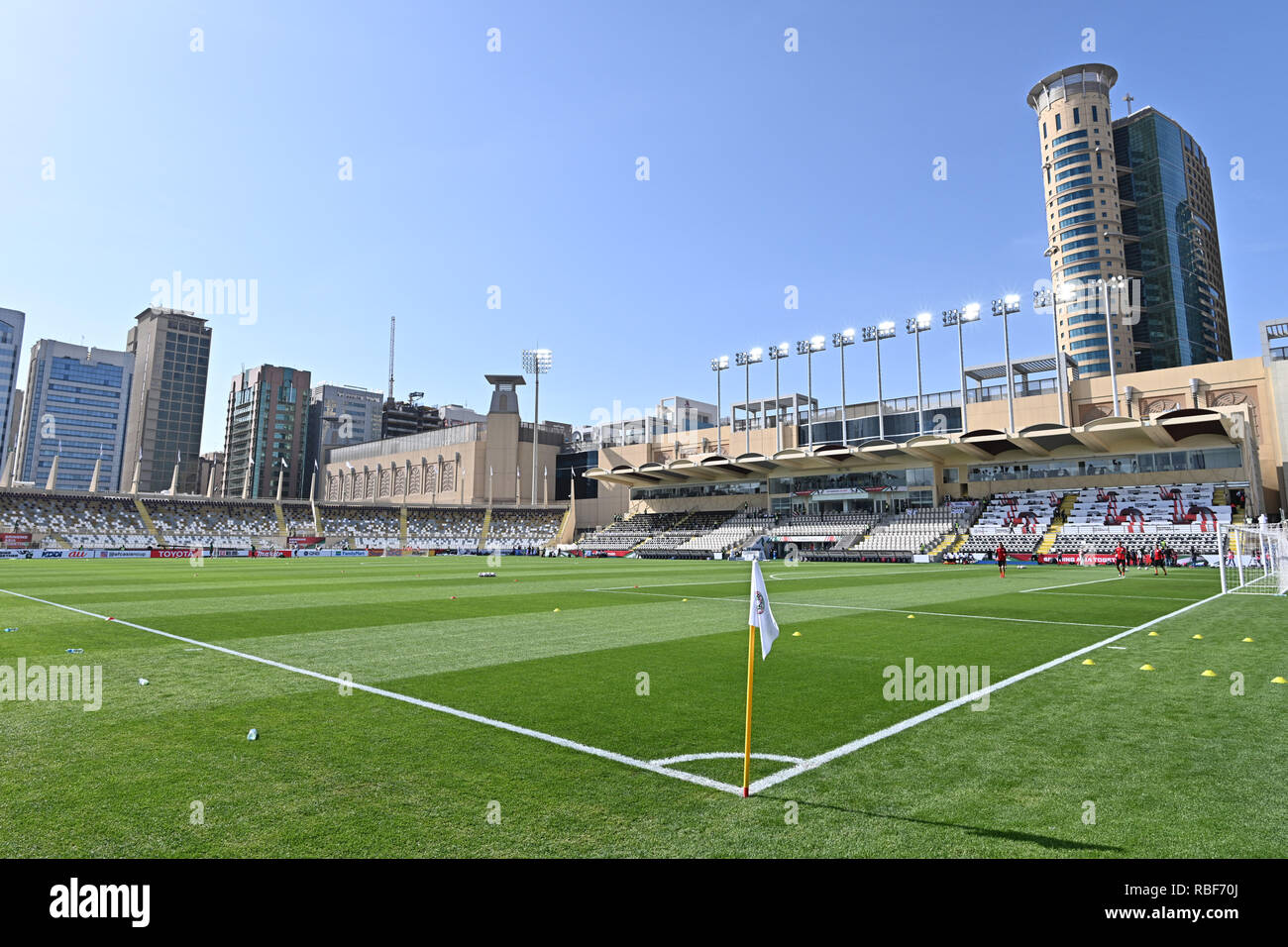 Abu Dhabi United Arab Emirates Credit Matsuo 9th Jan 19 General View Football Soccer Afc Asian Cup 19 Group F Match Between Japan 3 2 Turkmenistan At Al Nahyan Stadium In Abu Dhabi