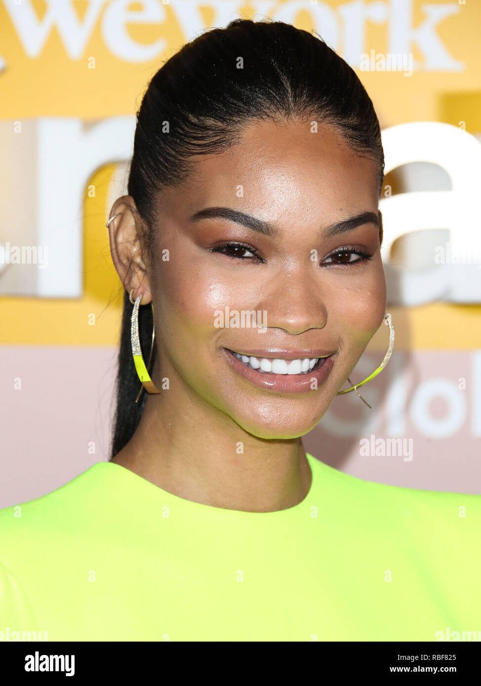 Los Angeles, California, USA. 9th January, 2019. Model Chanel Iman